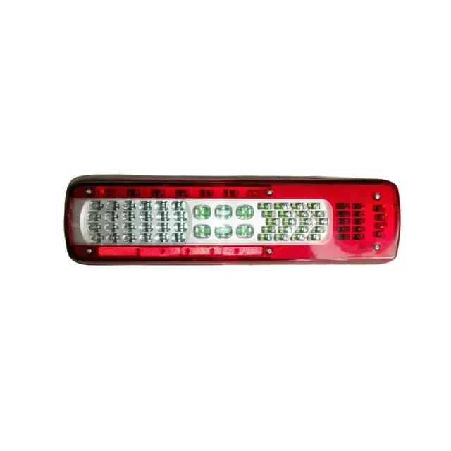超高輝度 72LED トラックトレーラーリアテールブレーキ led ライトバーボルボ 24V 防水リバース電球ターン信号 led ランプ