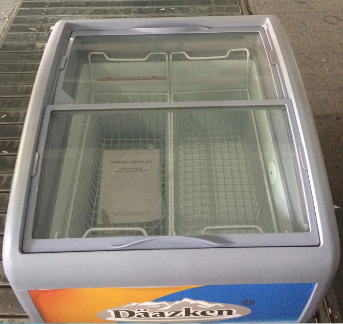 Glass Door Mini Chest Freezer Ice Cream Deep Freezer Buy Ice Cream