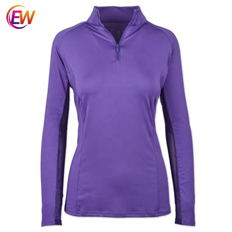 Sport T Shirt Horse Riding Tops Long Sleeves Equestrian Riding Shirt