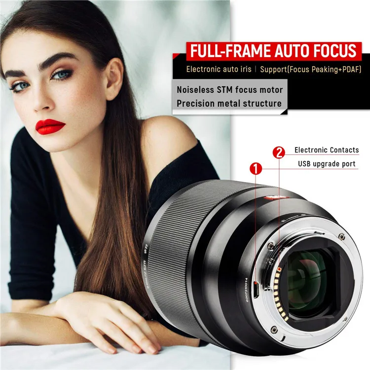 Viltrox 85mm F1 8 Stm Af Auto Focus Full Frame Standard Prime Lens Portrait Lens For Sony E Mount A7iii A7r A7 A6500 A9 Buy E Mount Lens Portrait Lens For Sony E