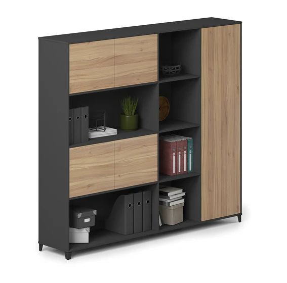 Industrial Style Office Storage Filing Wooden File Cabinet Bookcases With Doors Lock Buy High Quality Bookcases With Doors File Cabinet Office Storage Product On Alibaba Com