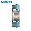 800kg Square Glass Shaft Residential Panoramic Elevator
