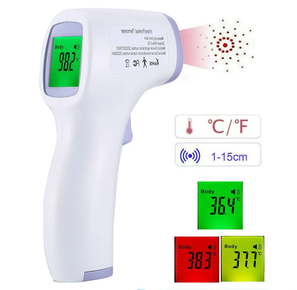 2020 new cheap price handheld instant fast read contact-less baby caring digital fever alarm Infrared Thermometer gun