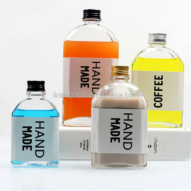 Free Sample Beverage Package 100ml 250ml 350ml 500ml Glass Juice