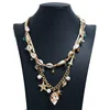 Wholesale Popular Unique Handmade Sea Series Style Shell Layered Handmade Necklace