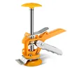 Tile leveling system height locator hand regulator tile tools