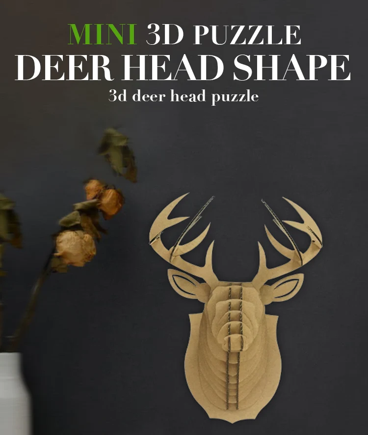 Home Deco And Pop Display Animal Friendly Cardboard Deer Trophy Head - Buy  Home Decoration Display,Cardboard Deer Trophy Head,Display Animal Product  on 