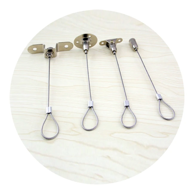 Adjustable Self Lock Kit Looping Gripper Stainless Steel Hanging Wire Rope For Led Light Buy
