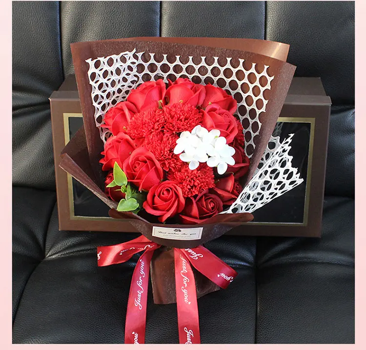 6_12.jpg OF Soap Flower Artificial  Handmade Wedding Decoration Flower For Sale