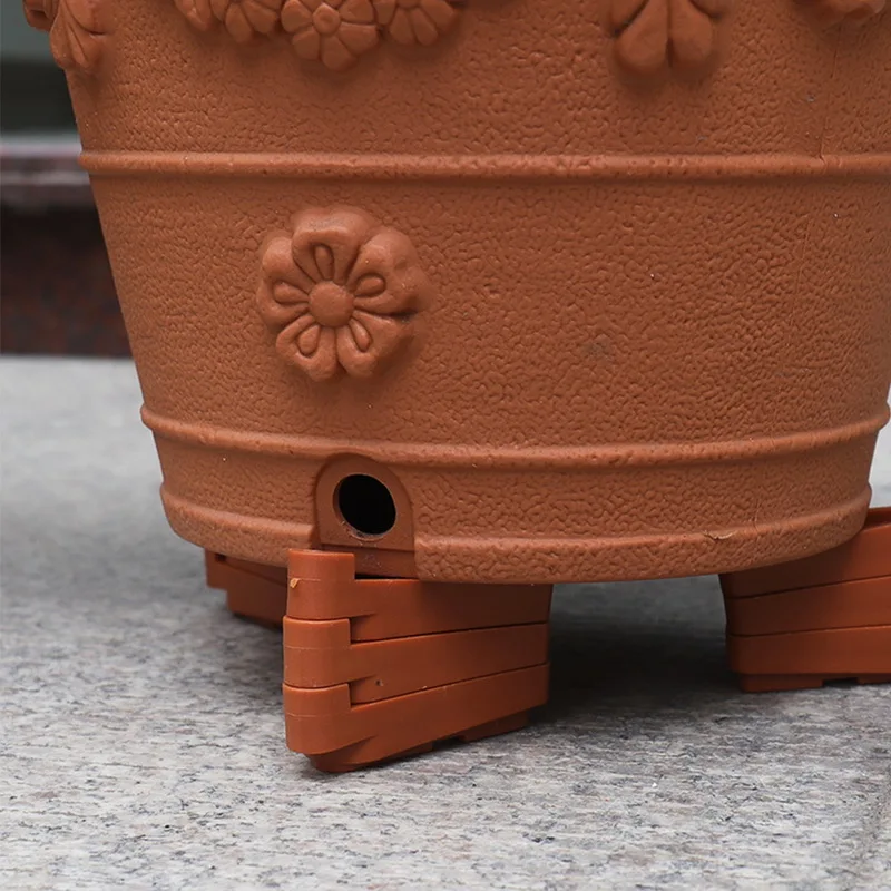 12pcs/pack Flower Pot Feet Risers Nonslip For Plant Pot Garden Plastic