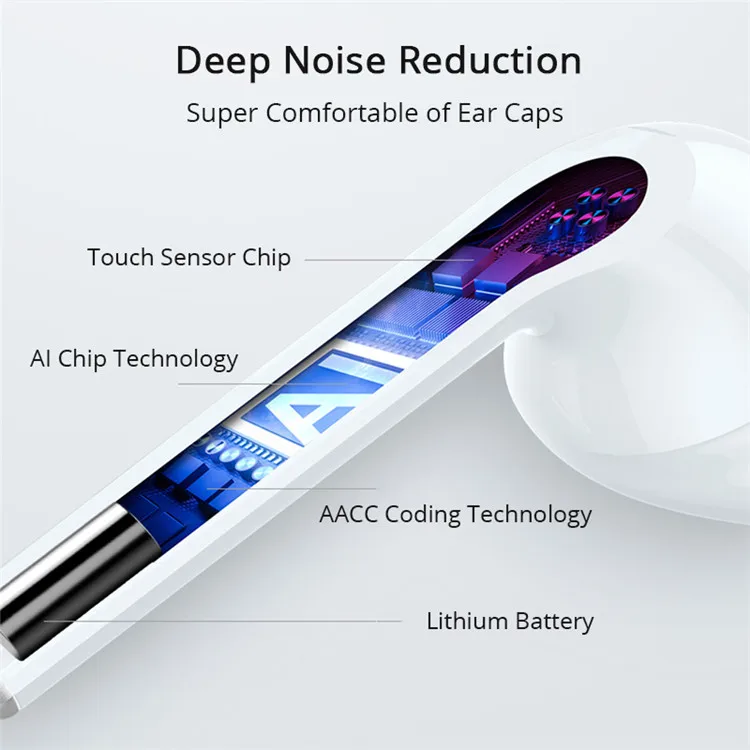 Bluetooth 5.0 Wireless Bluetooth Earphones Mobile phones Accessories Tws Earbuds Bluetooth Headphone(i16) - ANKUX.COM