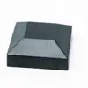 Various styles of powder coated aluminum post caps