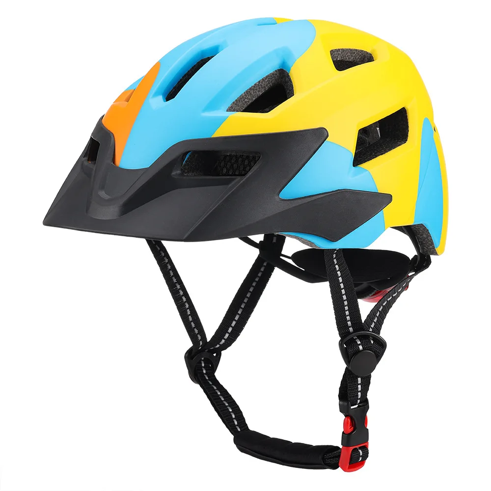 product kids safety helmet for cycling roller skating scooter  ice skating breathable pceps material dual sport design-2