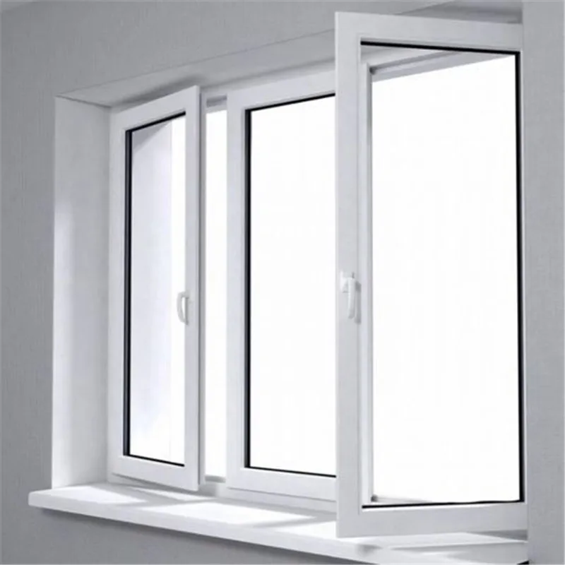 product-10001200mm White Color Aluminum Double Glass Swing Window For house-Zhongtai-img