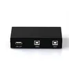 2 Ports USB 2.0 Sharing Switch Switcher Adapter Box For PC Scanner Printer
