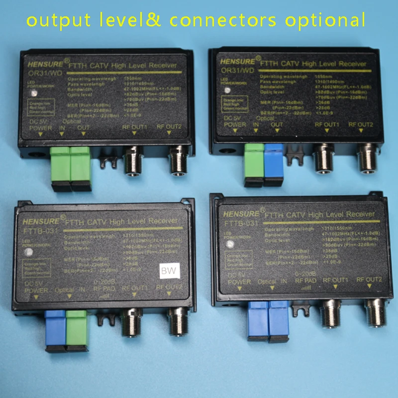 High-level Indoor Mini CATV Node WDM FTTH Optical Receiver