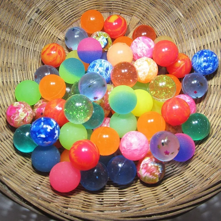 round rubber bouncy toys