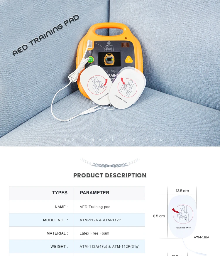 WAP-Health training use ATM-112A reusable adult training pads