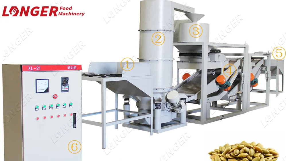 Commercial Use Cedar Nut Processing Shelling Pine Nut Peeling Machine