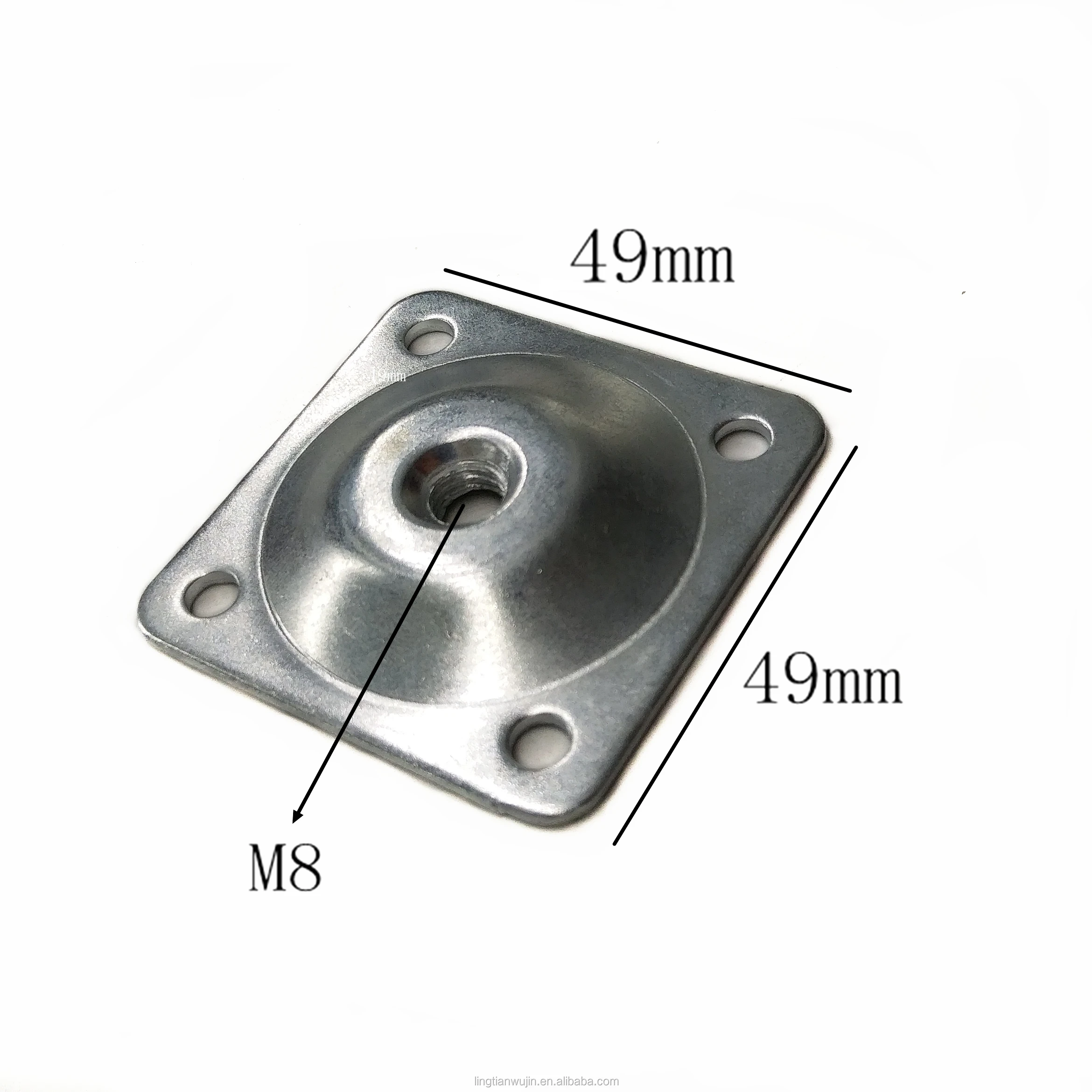 12 Degree Wood Table Top Leg Metal Connecting Plate With Screws And