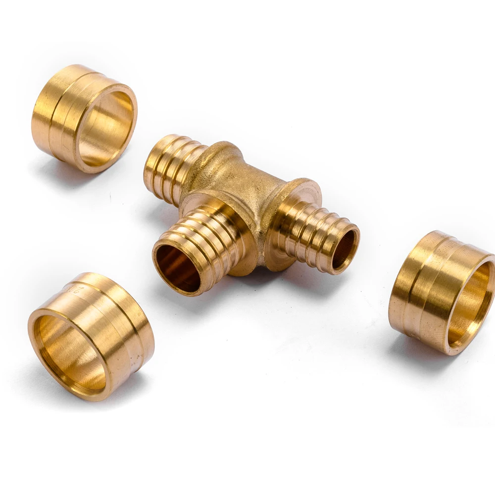 Aenor Certified Spanish Style Brass Sliding Pex Fitting For Pex Pipe