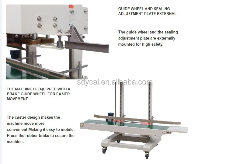 Prowowrial Vertical Conclothes Outfit Sets Bags Plastic Bag Sealing Machine Restaurant Food