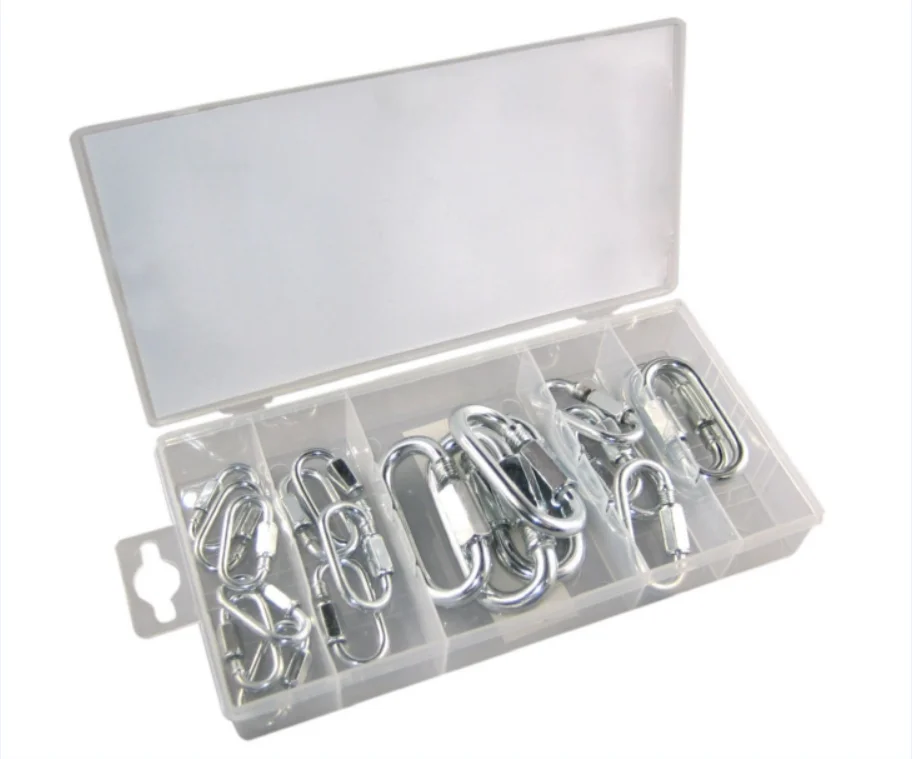 
TC-3040 Carbon Steel Quick Link Carabiner Kit 