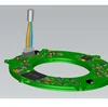 Various compact thin design Capacitive rotary encoder for robotics and gearbox free direct drive and direct measurement