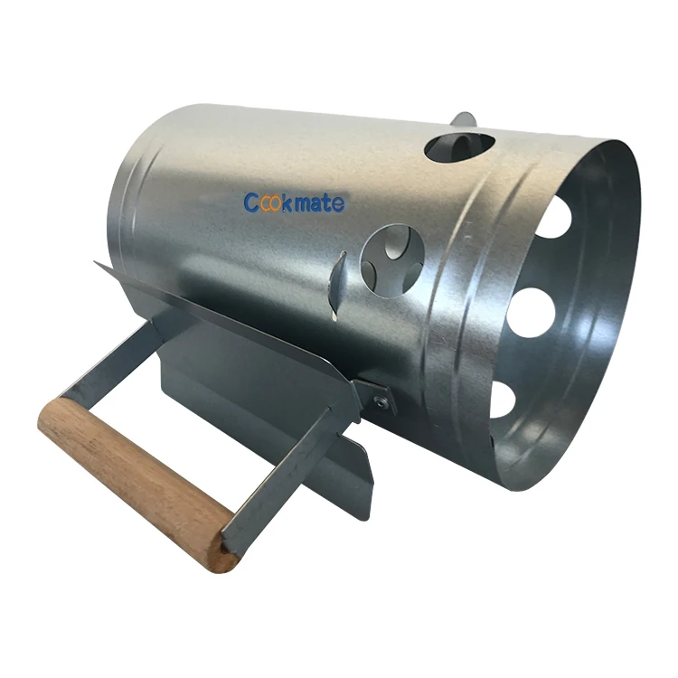 Fire Bucket Burner Lighter Barbecue Bbq Grill Chimney Charcoal Starter