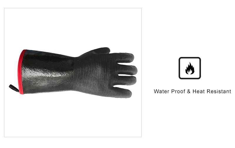 Neoprene Heat Acceptable Resistant Long Gloves Buy Black Neoprene