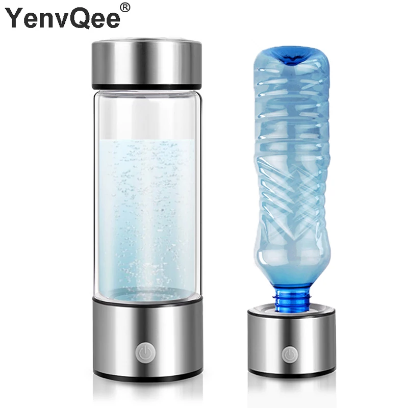 450ml Portable Rechargeable Rich Hydrogen Water Generator Bottle,Water ...