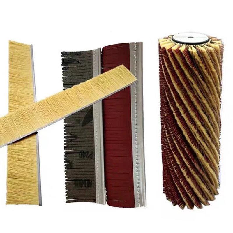 Sandpaper Sisal Polishing Roller Brush Sanding Brush For Wood Surface