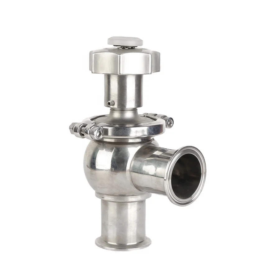 Ss304 Ss316l Angle Type Sanitary Stop Globe Valve&sanitary Angle Globe