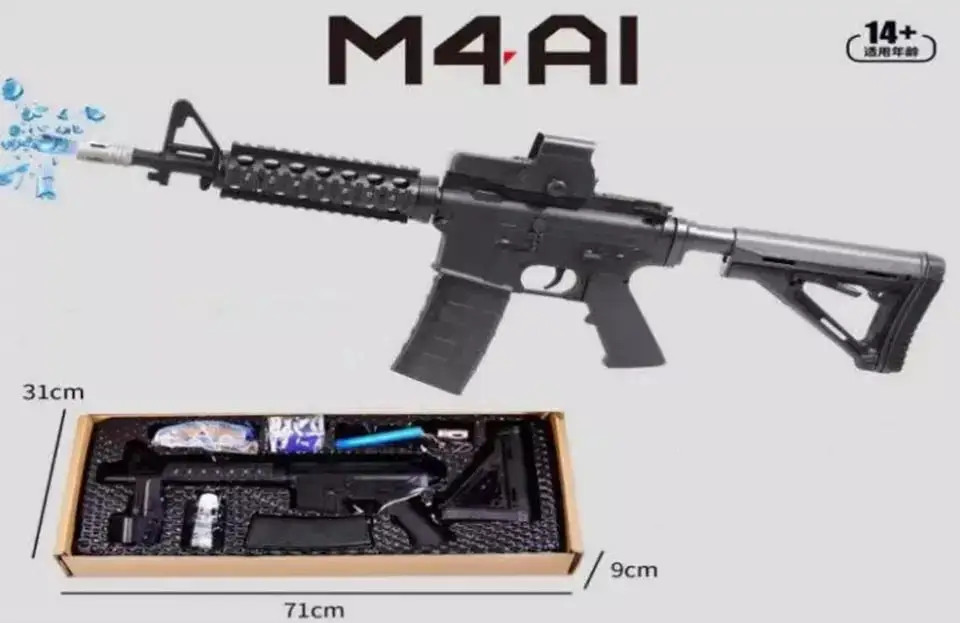 Amazon Pistolas Gel Watergun Real Nylon Mk8 M416 M4a1metal Blaster