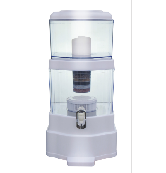 
28L fashion design of desktop water mineral filter pot 