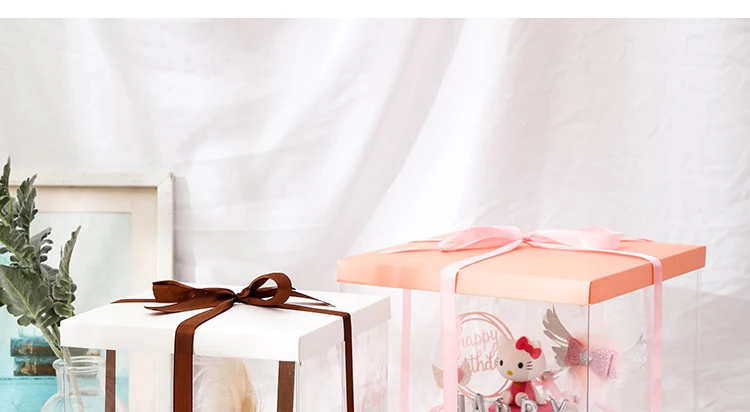 Boite D Emballage A Gateau Transparente 10 Pieces Pour Fete D Anniversaire Mariage Rond Carre Et Haut Buy Boite A Gateaux Claire Boite A Gateaux Transparente Boite D Emballage De Gateau Product On Alibaba Com