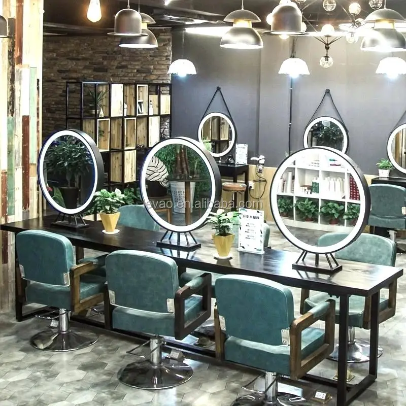 oval led mirror