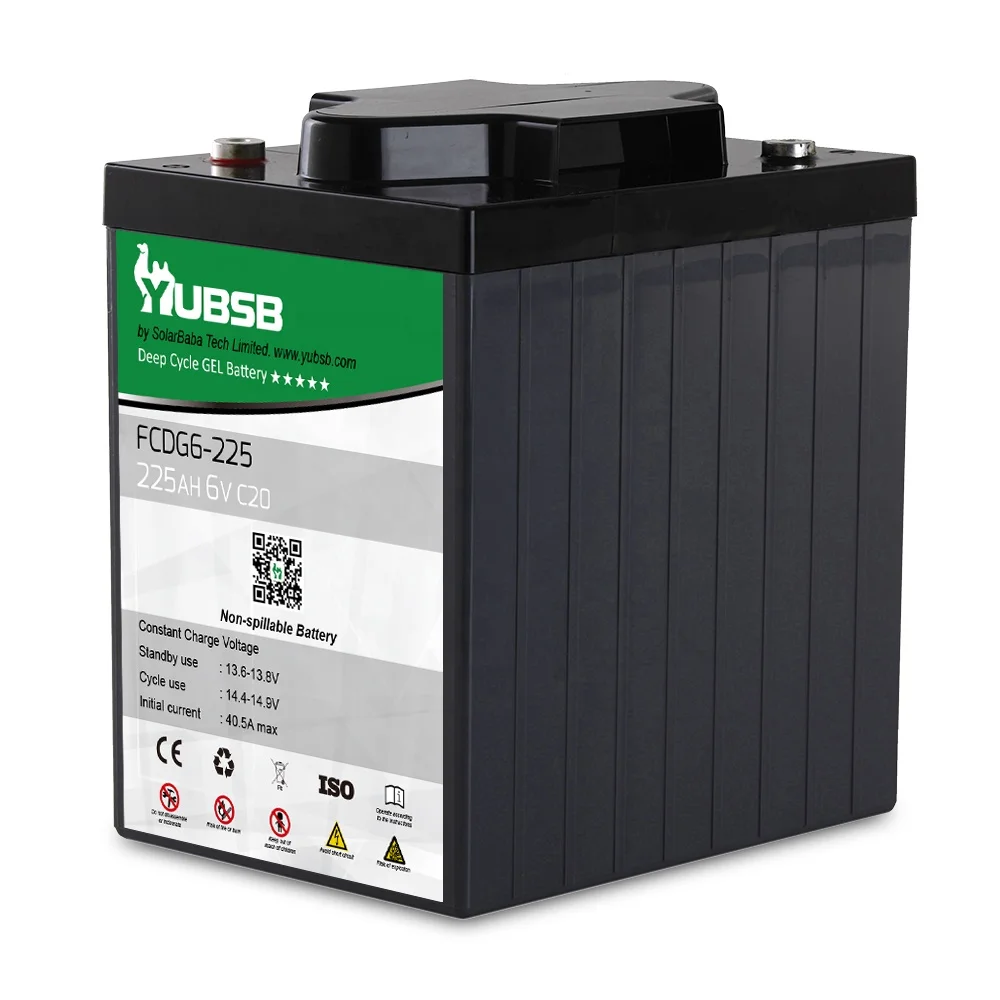 
OEM 6v 220ah lead acid gel battery with CE OEM 6v 220ah lead acid gel battery with CE