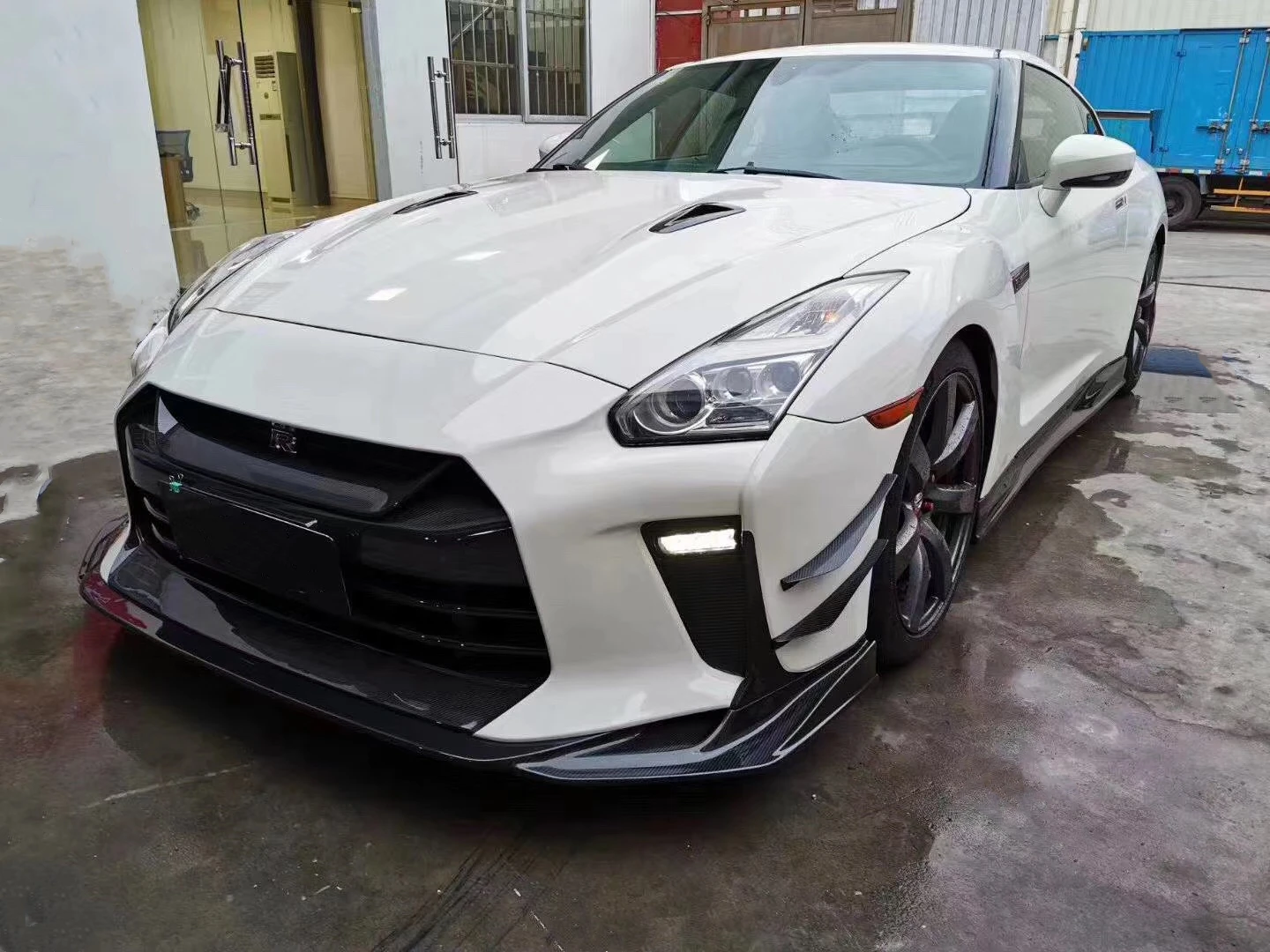 Gtr R35 Gtr35 Top Secret Body Kit Bumper Side Skirt Diffuser Front Lip For Nissan Gtr35 R35 Gt R35 Buy Gtr R35 Gtr35 Top Secret Body Kit Bumper Side Skirt Diffuser Front