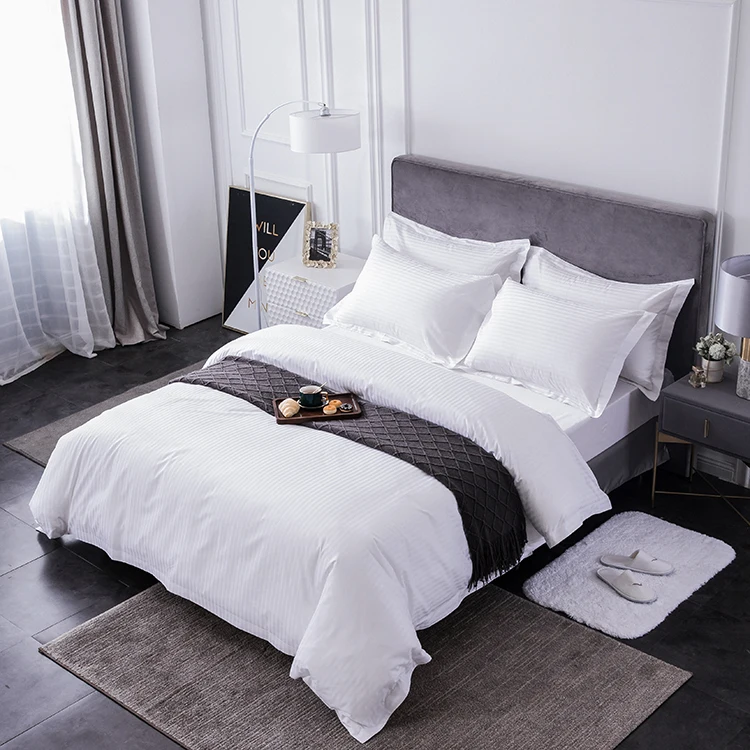 Cotton White Bed Sheets Hotels 50%cotton 50% Polyester Twin Bed Sheet Bedding Set On Sale - Buy ...