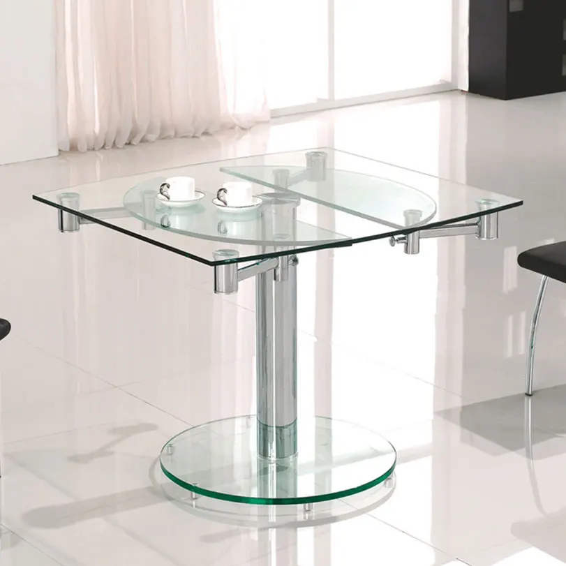 Oval Glass Dining Tables With Expandable And Extendable Function Buy Oval Glass Top Dining 9484