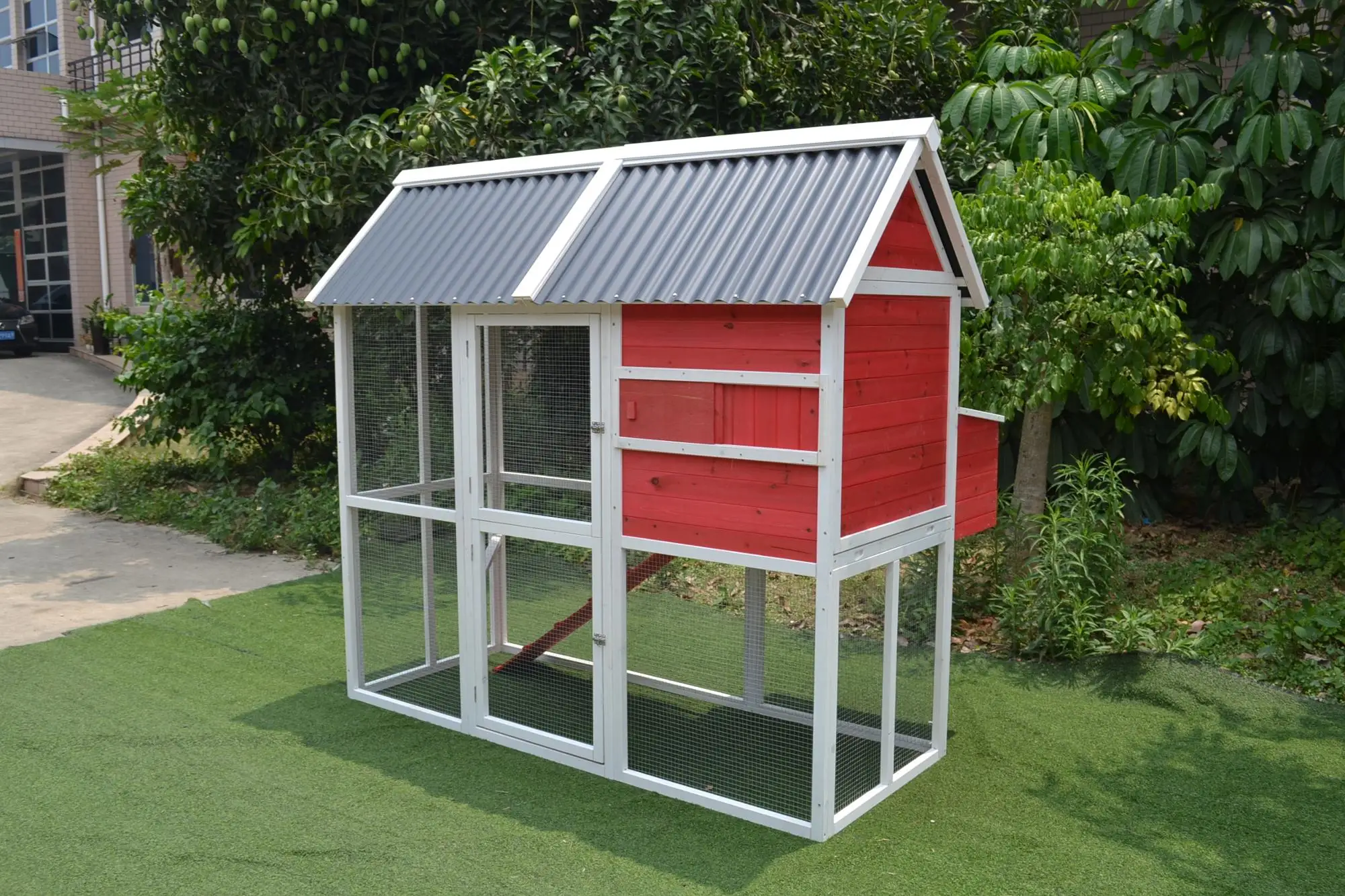 Wooden Plastic Roof Chicken Coop Buy Egg Laying Chicken Coop Hotsale