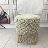 Bedroom Extra informal seating Linen Textured Foot Stool