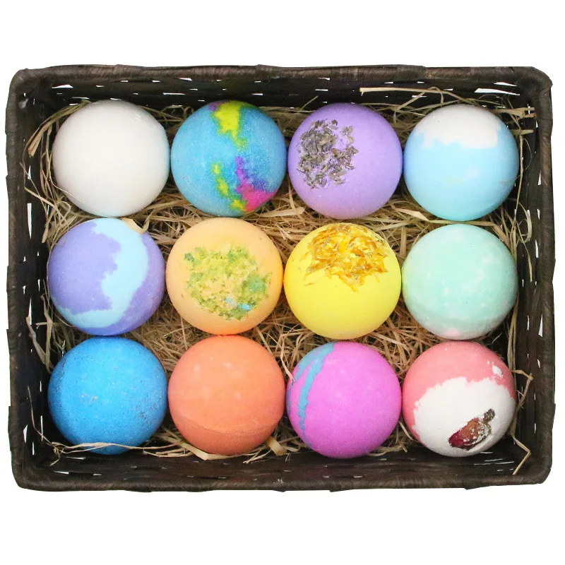 Bath Bombs Gift Set Handmade Bubble Natural Organic Bath Bombs