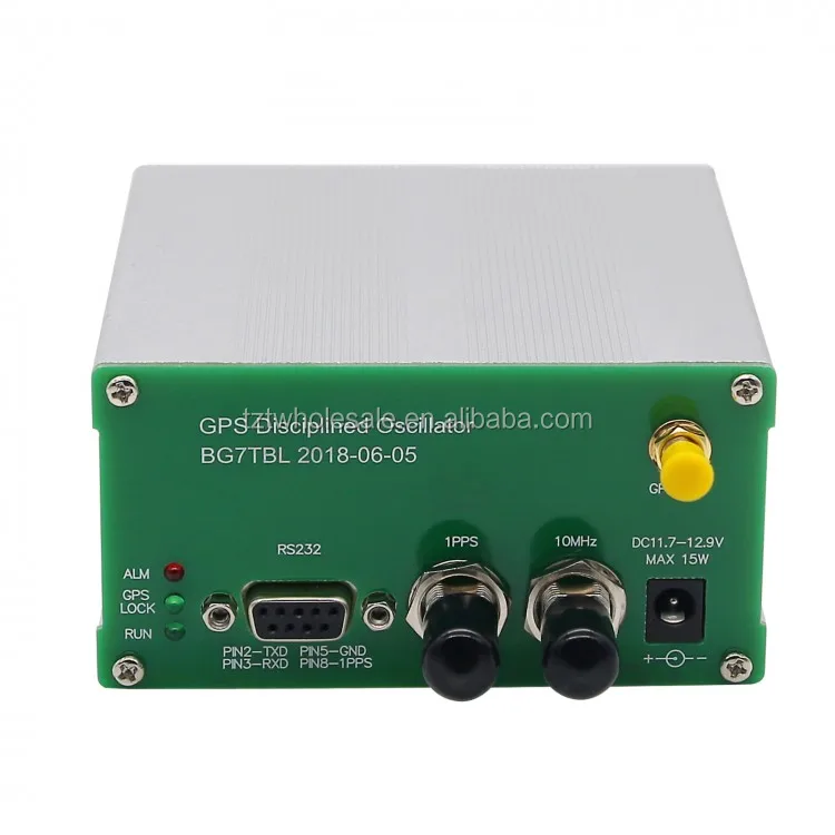 Antenna Power Supply New GPS Receiver GPSDO 10MHz Sine Wave Disciplined Clock 