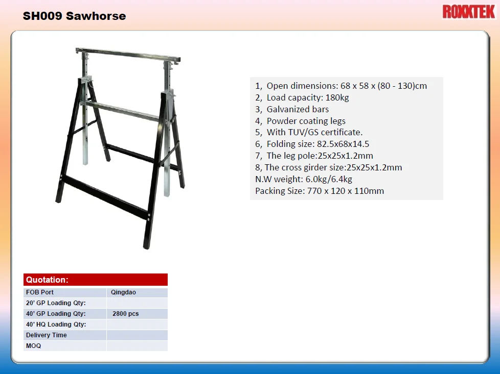 SH009 SAWHORSE
