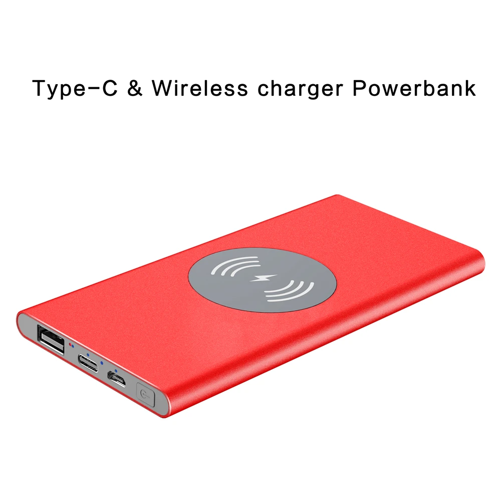 Most popular USB type-c port pretty color charger YF113 suction cup wireless charger power bank for phone - ANKUX.COM