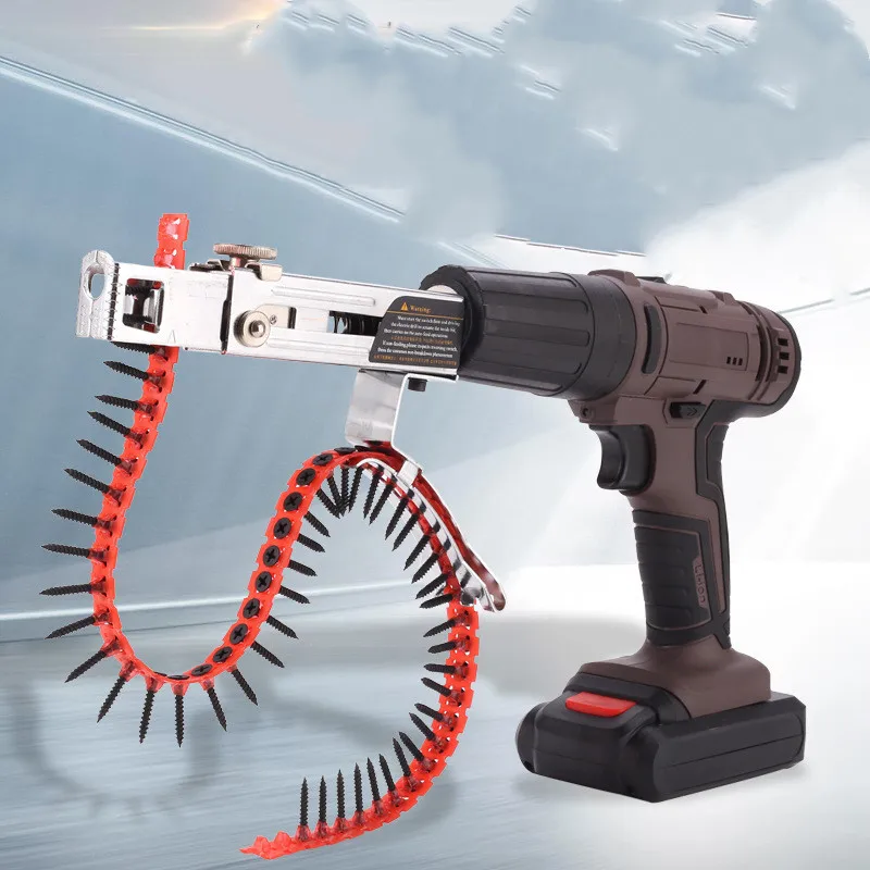 White Stainless Steel Drywall Screws plastic Strip Collated Screws