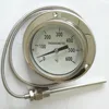 SS304 Probe Oil Filled Gas Expansion Pressure Type Capillary Thermometer
