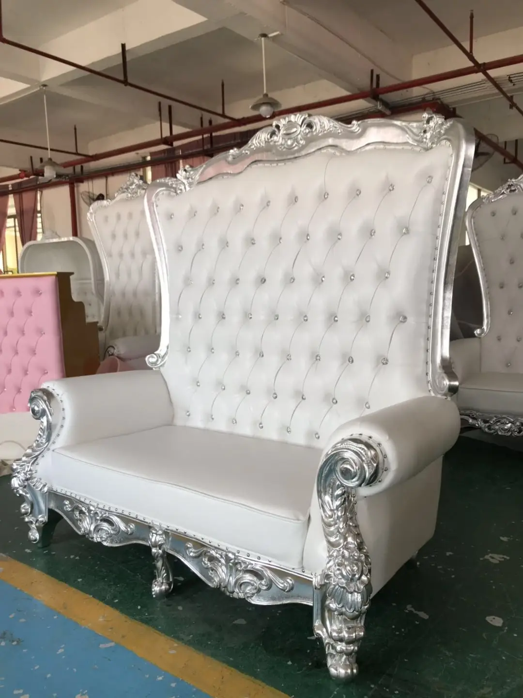 Luxury Throne Chairs Wedding Royal Bride And Groom Sofa Loveseat Buy